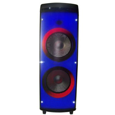 China Lightweight Speakers Plastic Colorful Led Karaoke Portable Wireless Outdoor Speaker for sale