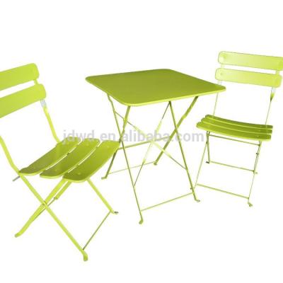 China New Hot-selling Garden Set 3PCS Iron Wrought Outdoor Garden Table With Chairs for sale