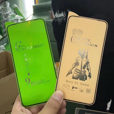 China Mobile Phone 9D AG Broken Soft Matte Ceramic Film Anti Fingerprint Film For Game For INFINIX HOT9 for sale