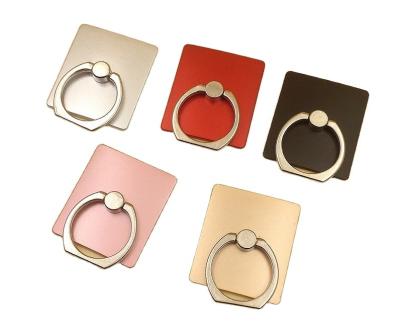 China Universal Custom Logo 360 Degree Support Mobile Phone Holder Round Phone Zinc Alloy Ring Stands Bracket for sale