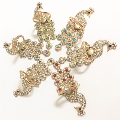 China Bling Mobile Phone Holder Ring Holder Mobile Phone Ring Metal Rhinestone Diamond Rhinestone Mobile Phone Holder Stand for sale