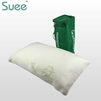 China Anti-Apnea Memory Foam Bamboo Shredded Pillow for sale