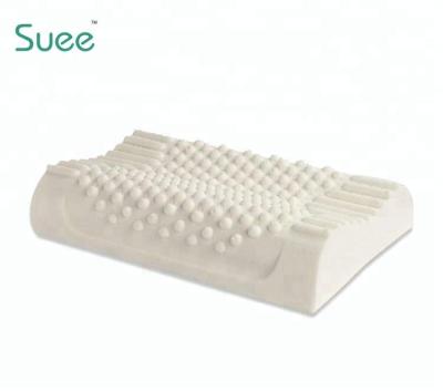 China Anti-Apnea Neck Pillow Memory Granule Latex Massage Pillow Pure Natural Thai Factory Price for sale