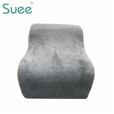 China Flexible Customized Massage Memory Foam Back Support Lumbar Cushion for sale