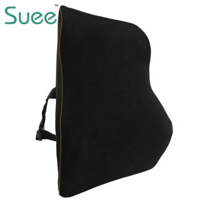 China Massage Memory Foam Support Cushion Waist Lumbar Back Pillow For Office Car Chair Car Cushion for sale