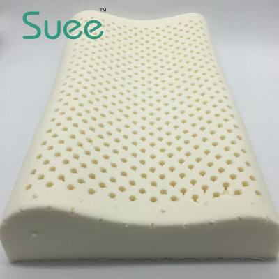 China 100% Natural Soft Cotton Cover Pain Relief Anti-Static Latex Pillow for sale