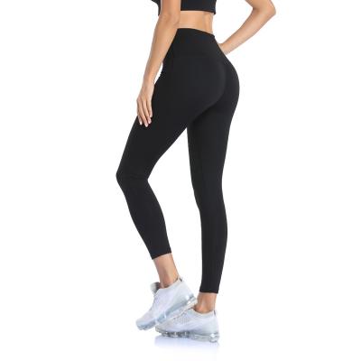 China Breathable Custom Logo Workout Tight Label Women Sexy Sports Pants Running Gym Fitness Wear Clothing Hip Lifting High Waist Yoga Gaiters for sale