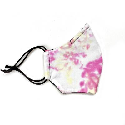 China 2021 Autumn Fashionable 98% Cotton 2%Spandex Wholesale Breathable Summer Fabric Sunscreen Tie-Dye Face Cover OEM for sale