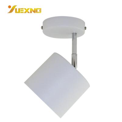 China Modern BSCI Iron Black White Aluminum Down Spotlight Ceiling Light COB Commercial Lamp Bulb Downlight for sale