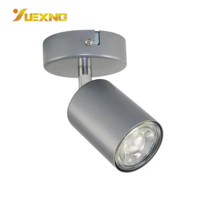 China Iron Base GU10 Halogen Lamp Bulb Surface Mounted Outdoor Gray Bar Spot Light Wall Mounted for sale