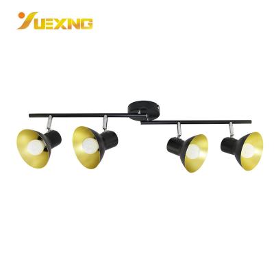 China E14 LED Kitchen Ceiling Spot Light Outdoor Mounted Black Gold Island Energy Saving Iron Corridor Gallery Rotatable Flexibly for sale