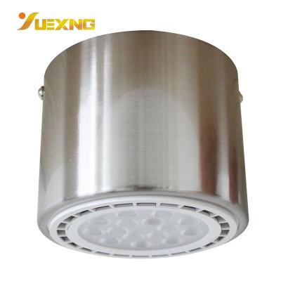 China Industrial LED COB Ceiling Spot Light GU10 Commercial Rotating Bulb Lamp Satin Nickel Modern Spotlight Indoor Downlight Light Downligh for sale