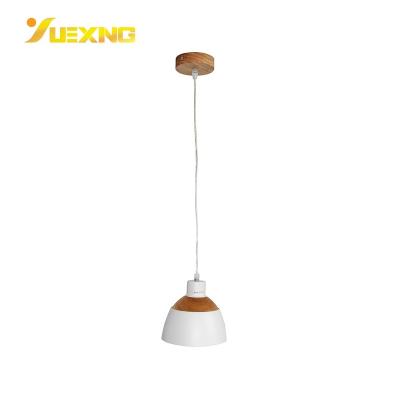 China Residential Wholesale Single Head Ceiling Lamp Light Wood Pendant Chandelier for sale