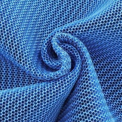 China Memory Polyester 3d Sandwich Mesh Fabric For Office Chair Breathable Polyester Sandwich 3d Air Mesh Fabric for sale