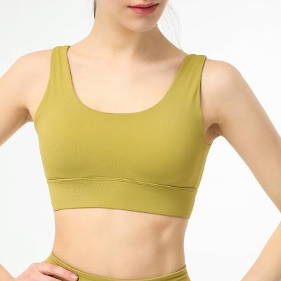 China Breathable Manufacturers Wholesale Seamless Bra Women's Back Stretch Yoga Vest Yoga Wear Sports Bra One-Piece Running for sale