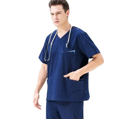 China Reusable Medical Professional Hand Nurse Clothing Doctor Uniform Short Sleeve Surgical Clothing Washing Doctor for sale