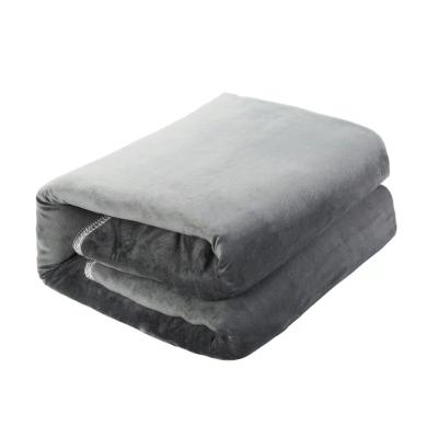 China Hotel Cheap Warm Electric Throw Heated Blanket For Winter UK Plug Electric Blanket Heated Household Electric White Large for sale