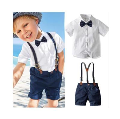 China YBS24 Boys Clothing Kids Clothes Summer Boy Formal Suit Shorts Kids Summer Baby Boy Clothes for sale