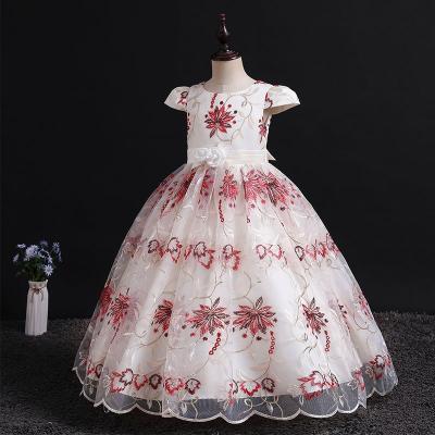 China BRIDESMAID Flower Girl Princess Dress Pink Flower girls dress for girl kids wear for sale