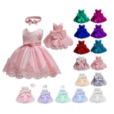 China 2020 breathable NEW design many different color baby baptism dress for baby christening dress birthday for sale