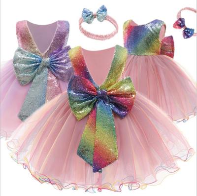 China New Regular Princess Flowers Girls Dress Summer for Girls Wedding Dress Kids Birthday Party Dress for sale