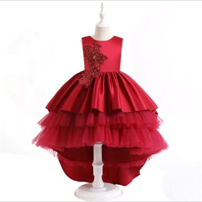 China New Regular Style Kids Formal Wedding Dress Designs Girl Party Wear Dress For Sale for sale