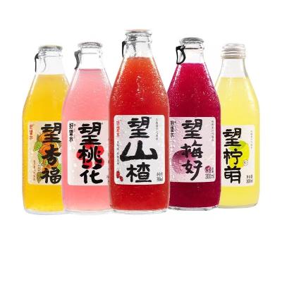 China China Factory Hope Water Low Fat Hawthorn Juice Sparkling Water 4 Flavors Low Fat Summer Thirst Quenchers for sale