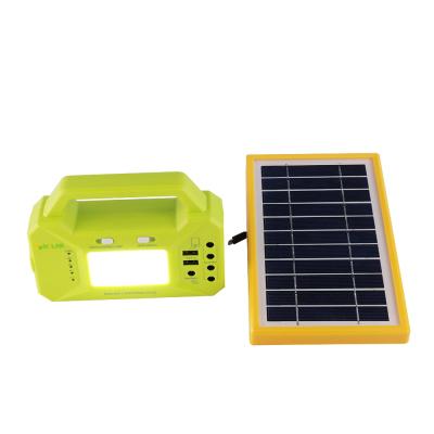 China New Design 6000mah Mini Portable Home Solar Lighting System Home For Nigeria for sale