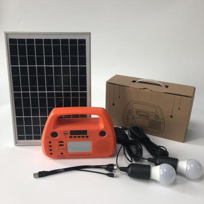 China 25W 30W Home House Lighting Solar Panel Energy Kit Solar System With LED Bulb for sale