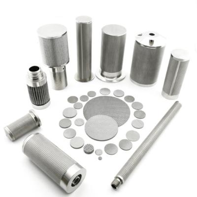 China Factory direct supply cheap price dust removal powder sintered standard size stainless steel filter element for sale