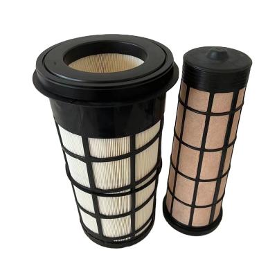 China Newly Developed Engine Filtration System Air Filter With Plastic Supporting Frame For Trucks P611190 P611189 AF4181 YY11P00008S003 for sale