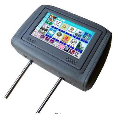 China Custom  LCD Cab Car Taxi Advertising Screens 9 Inch / 10 Inch for sale