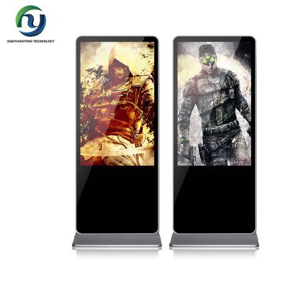 China 43 inch Floor Standing Digital Signage , Audio lcd ad player 110-240V for sale