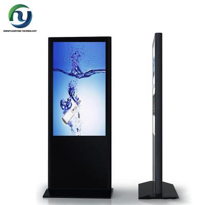 China Backlight 46 Horizontale Vloer die Digitale Signage, Lcd Advertentiespeler 500cd/M2 bevinden zich Te koop