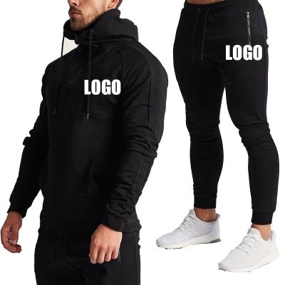 China Wholesale Breathable Breathable Custom Your Logo Men's Jogger Sweatsuit Sporty Tracksuit Cotton Fitness Wear Spandex for sale