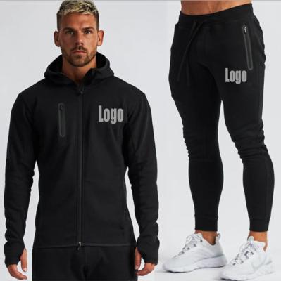 China 2021 Custom Wholesales Breathable Breathable Your Logo Mens Tracksuit Training Track Gym Fitness Tracksuit for sale