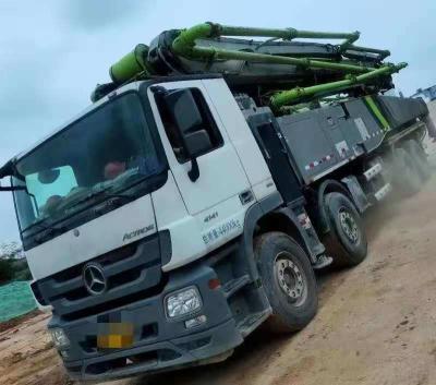 China Used 56 Meter Zoomlion Hydraulic Construction Pump Truck with High/Low Pressure Output for sale