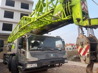 China Vliegtuigkranen met vijf armen Jib 2018 Zoomlion Ztc80V5 80t Euro 5 Emission Standard Mobile Truck Crane Te koop