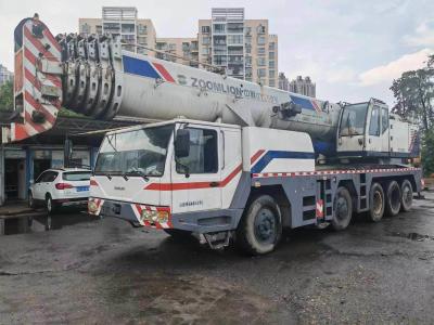 China All Terrain Zoomlion 110 Ton Mobile Crane Truck Mounted Five Arms Jib for sale