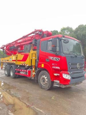 China 47m Betonpomp Truck 2021 Jaar Gebruikte Beton Boom Pomp voor glad betonnen gieten Te koop