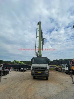 China Zoomlion 56m Benz Truck Concrete Equipment Concrete Boom Beton Pump Machine Second Hand Truck Mounted Concrete Pump for sale