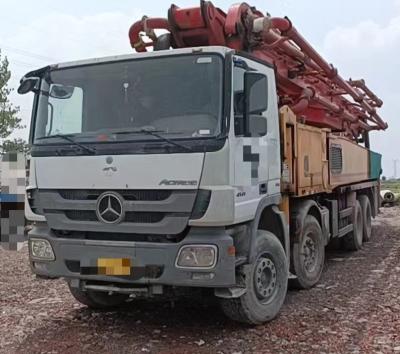 China 2014 Putzmeister 56m Betonpomp Truck Gemonteerde Hydraulische Betonmixer Pomp Te koop