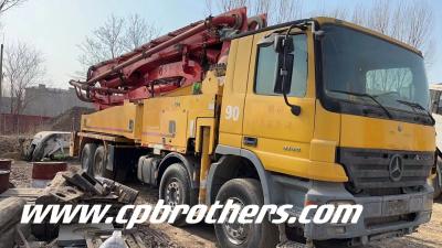 China Half Year Promotion 2006 Orange Putzmeister 46m Concrete Pump with 69000.0USD Benz Truck for sale