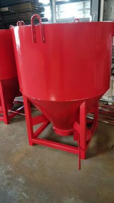 China CE Certified 2m3 Concrete Bucket for Tower Crane Long-Lasting Concrete Lifting Bucket for sale