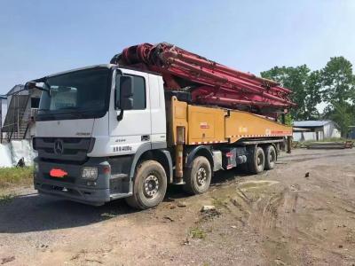 중국 2018 Sy 56m 콘크리트 펌프 MB 트럭에 1400mm 공급 높이 콘크리트 믹서 공장 판매용