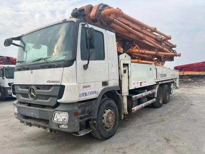 China Zoomlion Special Activity 49 Meters Pump Car Sold Mercedes Chassis Septic Pump Truck for sale