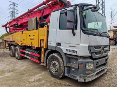 China SY 47m Concrete Pump Truck with and Basic Maintenance Repair Standard mobile concrete placing boom for sale