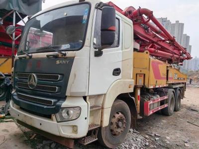 China Semi Dry Shotcrete Type 43 Meters Sany Concrete Pump Truck Professional Boom Pump Truck for sale