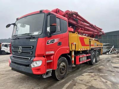 China 2021 Produced Small Concrete Pump Truck with 42.5m Vertical Reach and Cylinder Type for sale