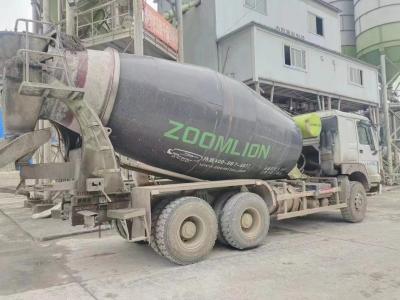 China 12cbm HOWO Grey Used Concrete Trucks Low Noise and Convenient Operation for sale